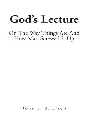cover image of God's Lecture